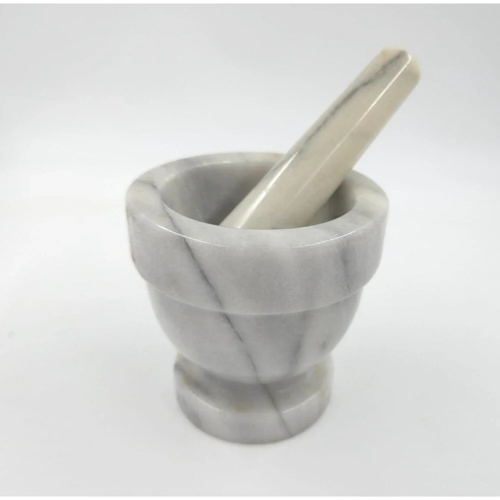 Heavy Duty Large Granite Mortar and Pestle Set Large
